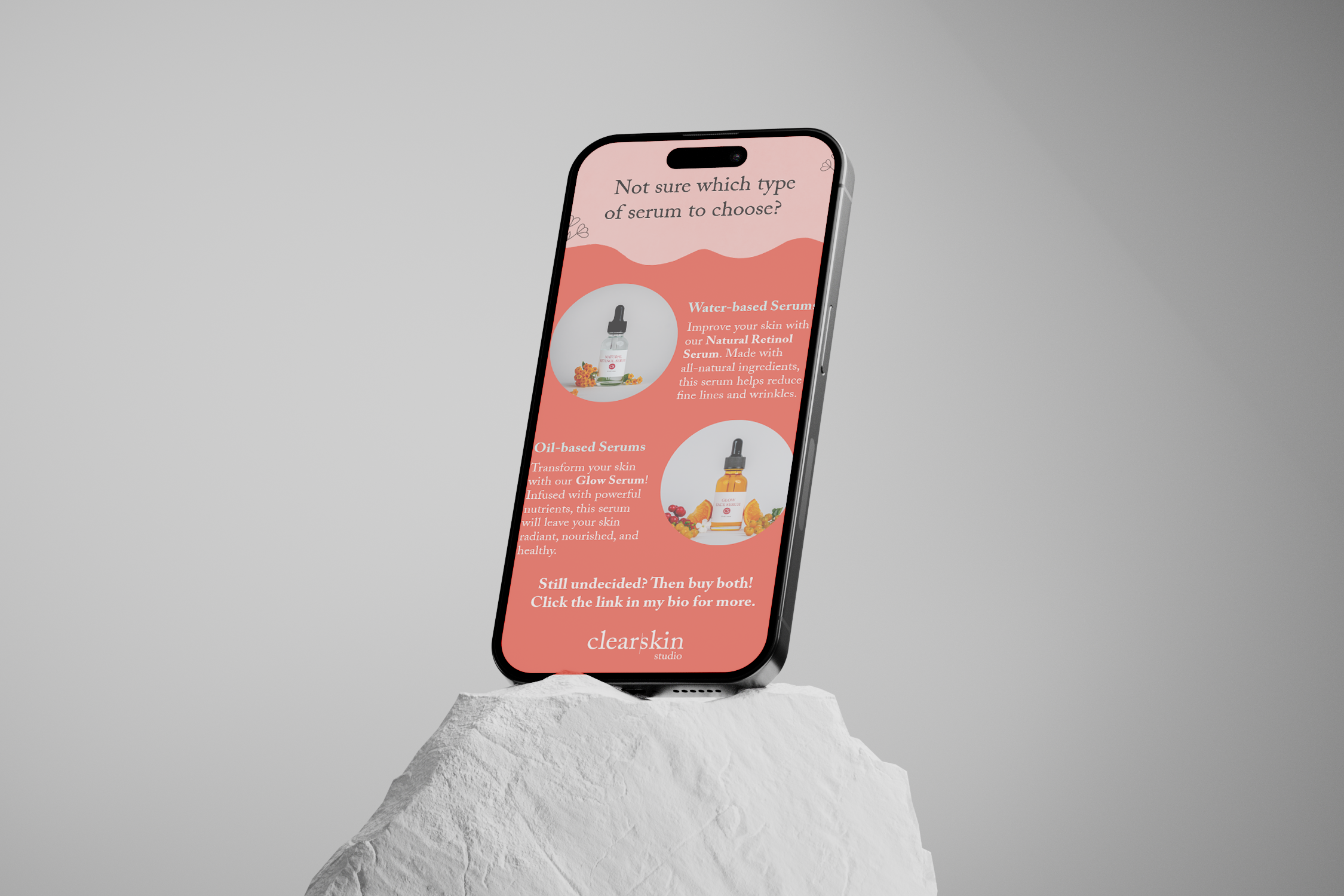 Clearskin Studio Advertisement