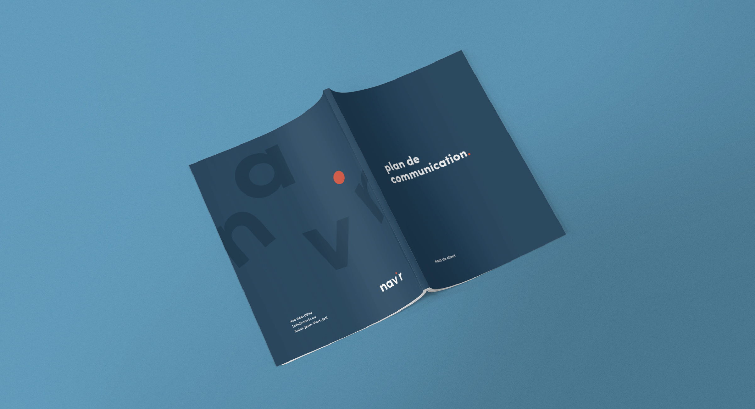 Communication plan booklet cover