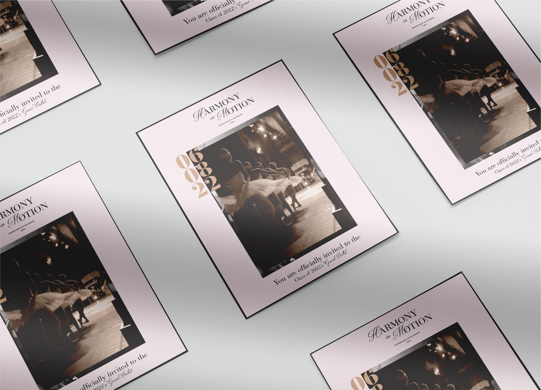 Invitations au grand ballet des finissants de l'école Harmony in motion