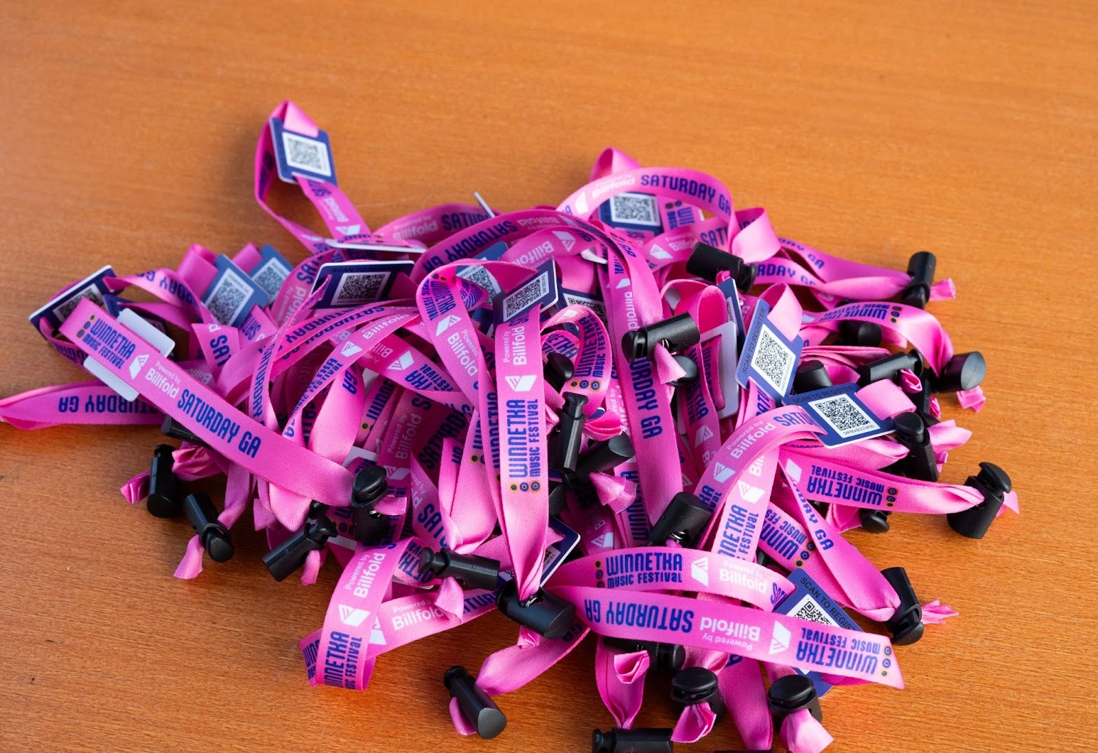 Multiple RFID wristbands using tokenization for secure event payments