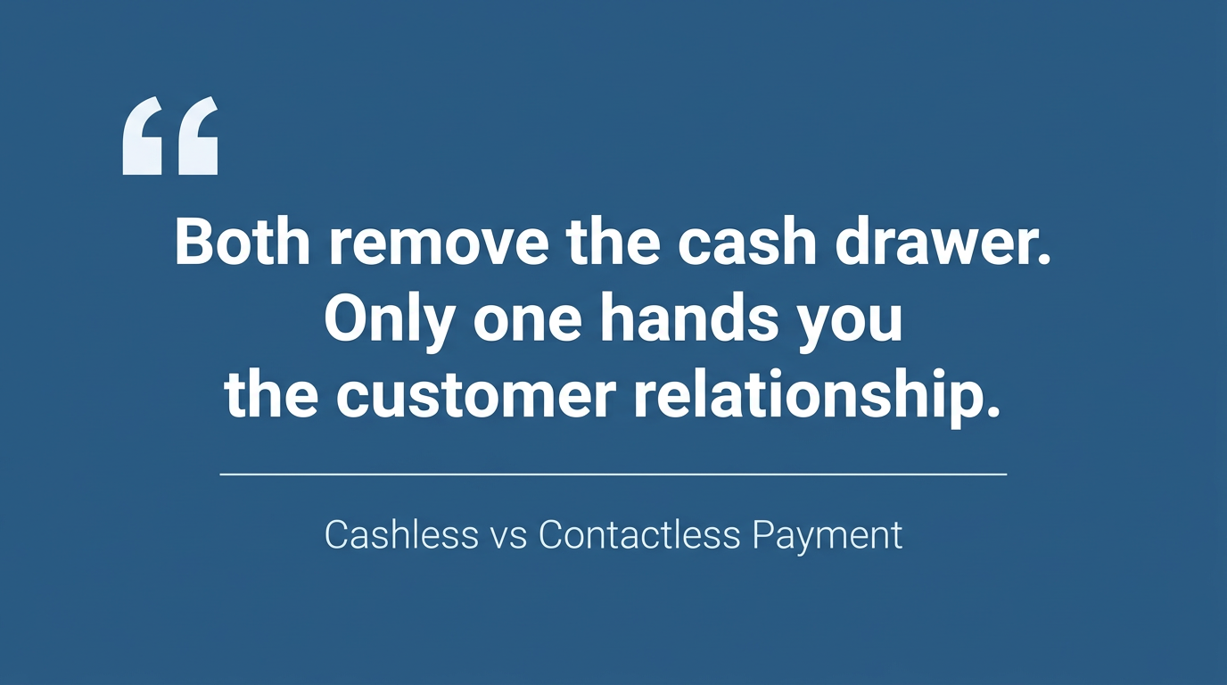 cashless vs contactless payment