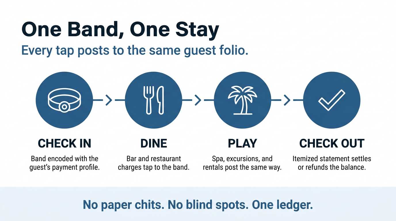 rfid wristband hotel