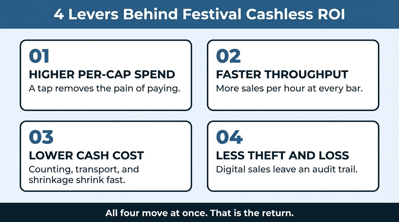 festival cashless ROI