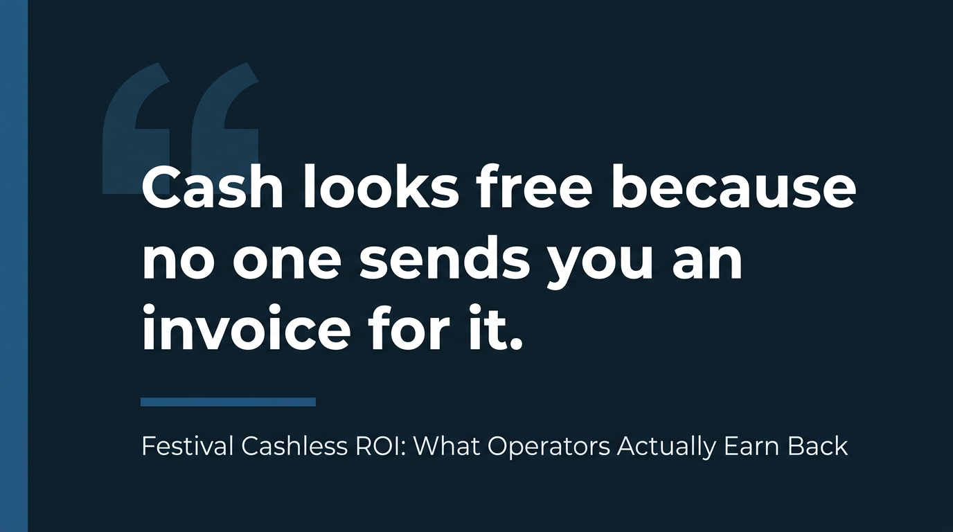 festival cashless ROI