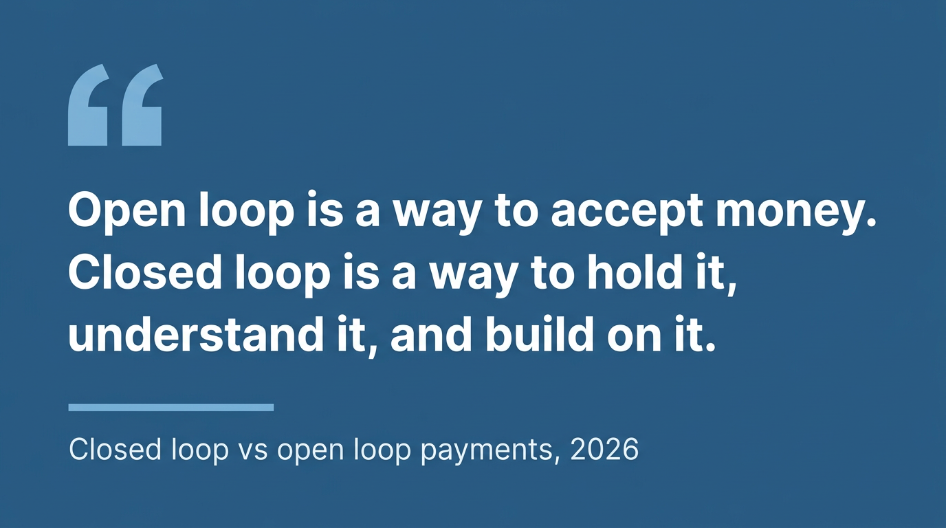 closed loop vs open loop payments