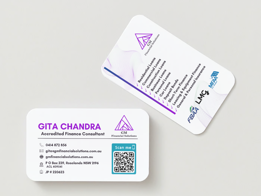 GM Financial Solutions Business Cards