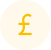 A Pound sign icon in yellow