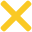 A small X icon in yellow.