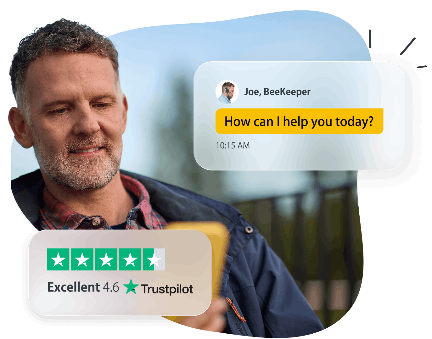 Two phones showing the pension dashboard with a notification indicating there are funds arriving soon