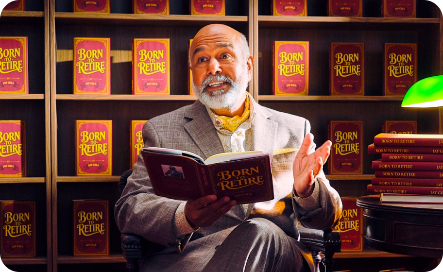 Older Jay at his book signing