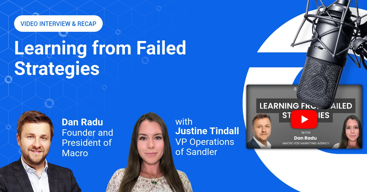 Learning from Failures, Dan Radu Interviewed by Justine Tindall