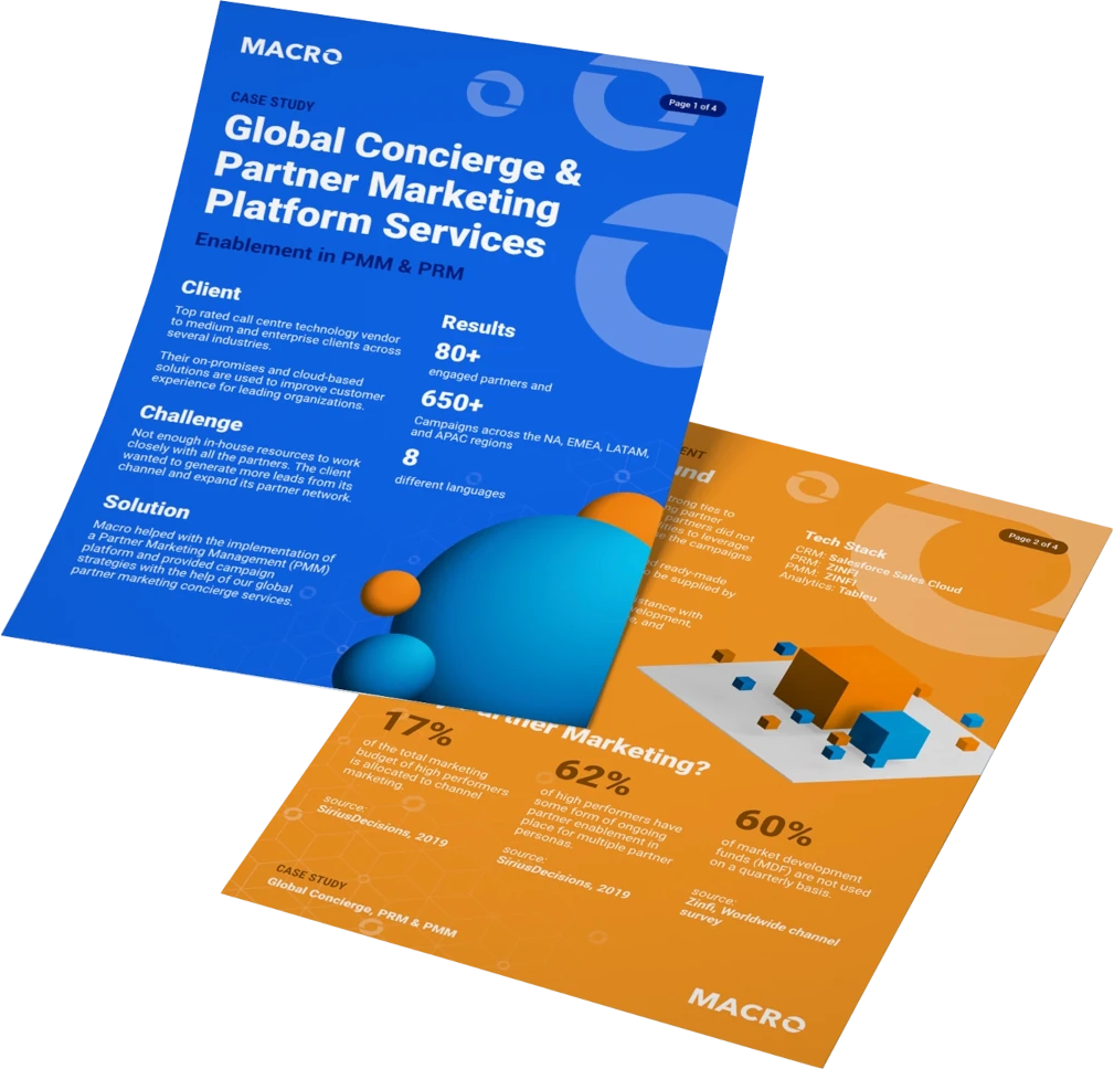 PRM partner marketing concierge case study