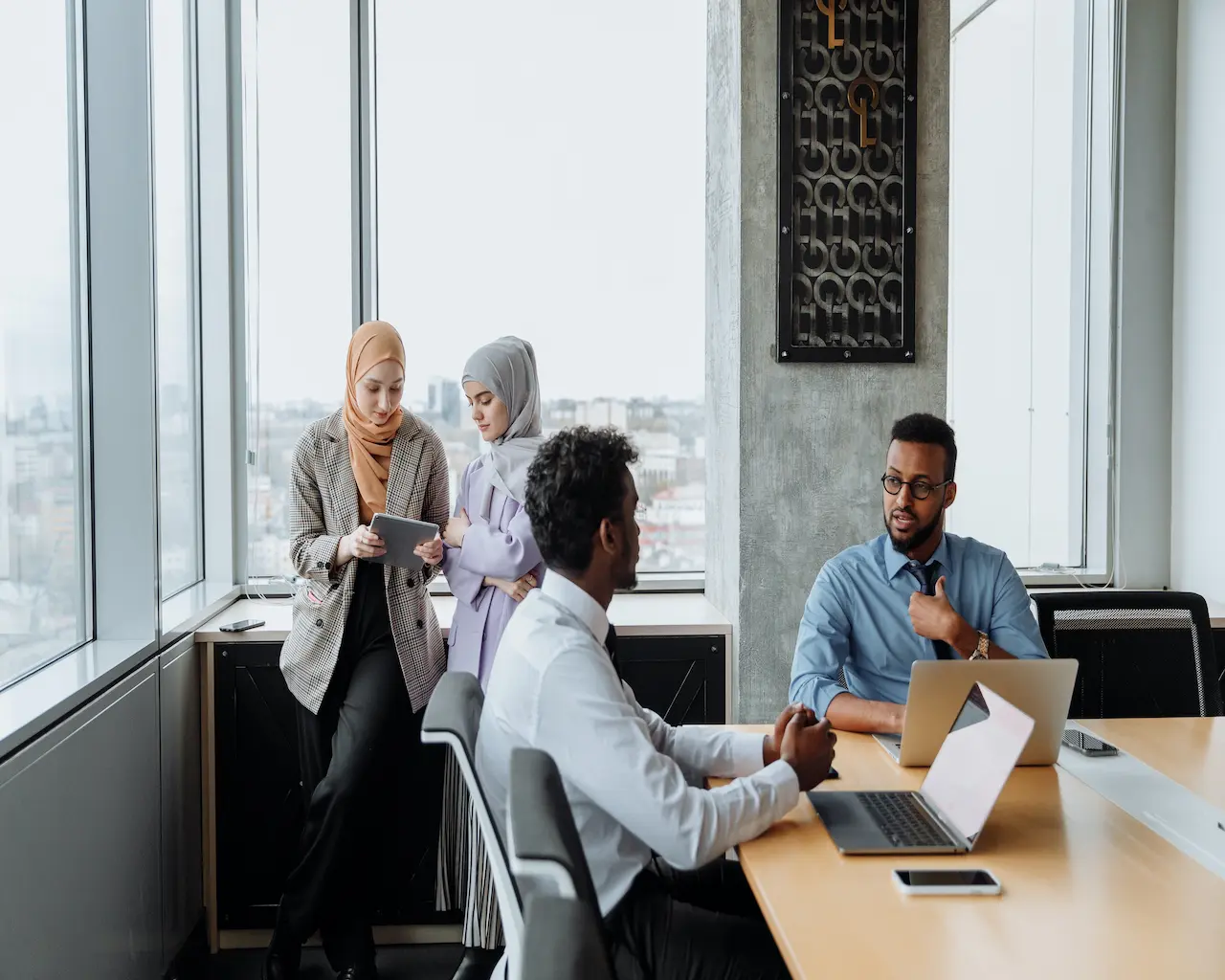 Une réunion de recruteurs
