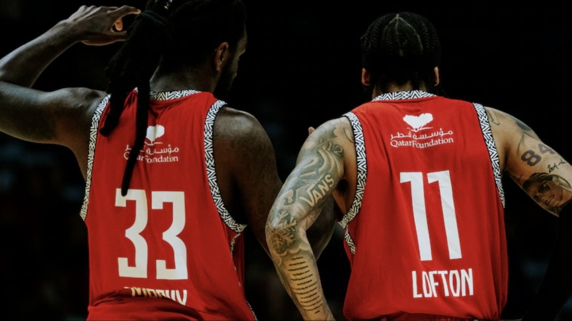 Kevin Murphy and Zack Lofton of Al Ahly
