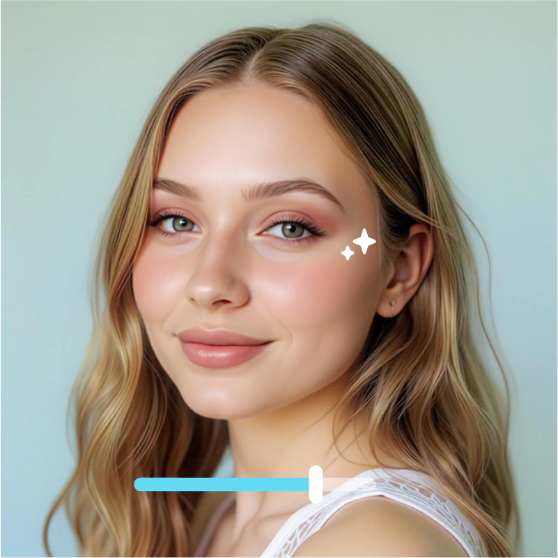 Remove blemishes from photos