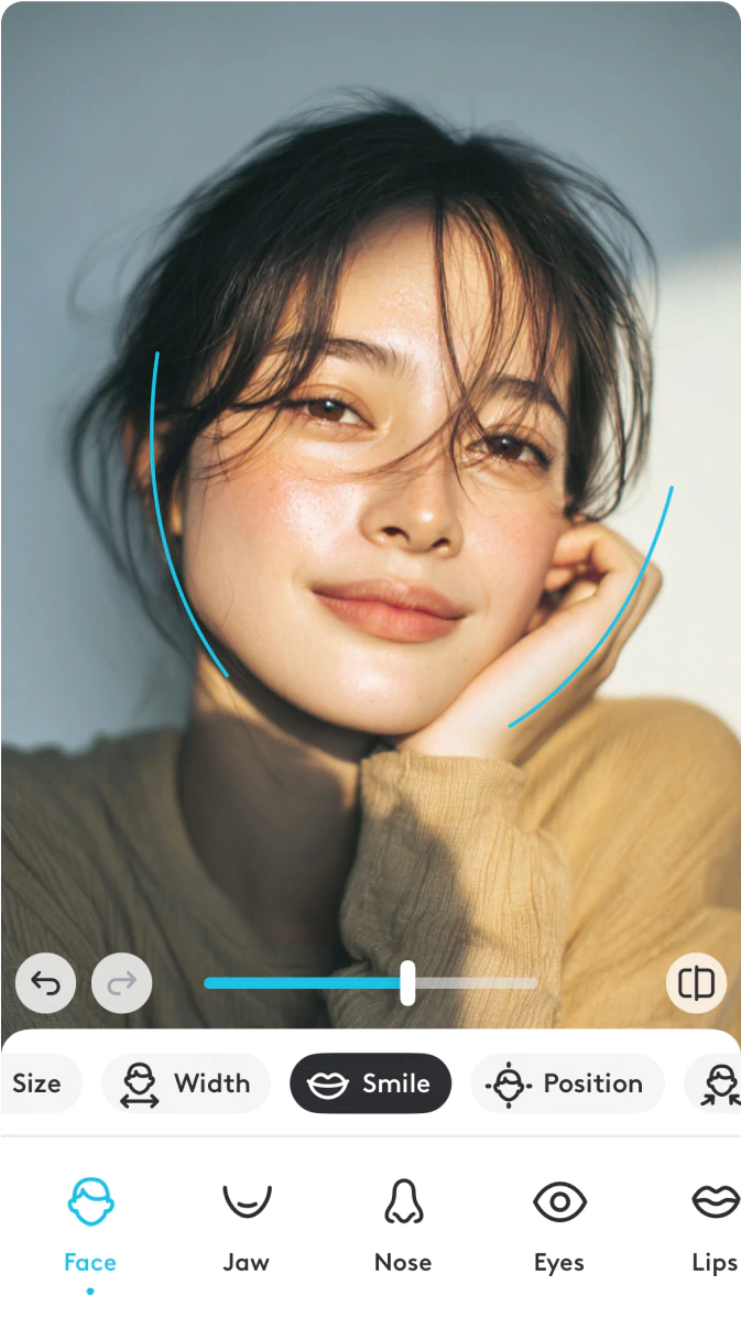 How to add a smile to a photo