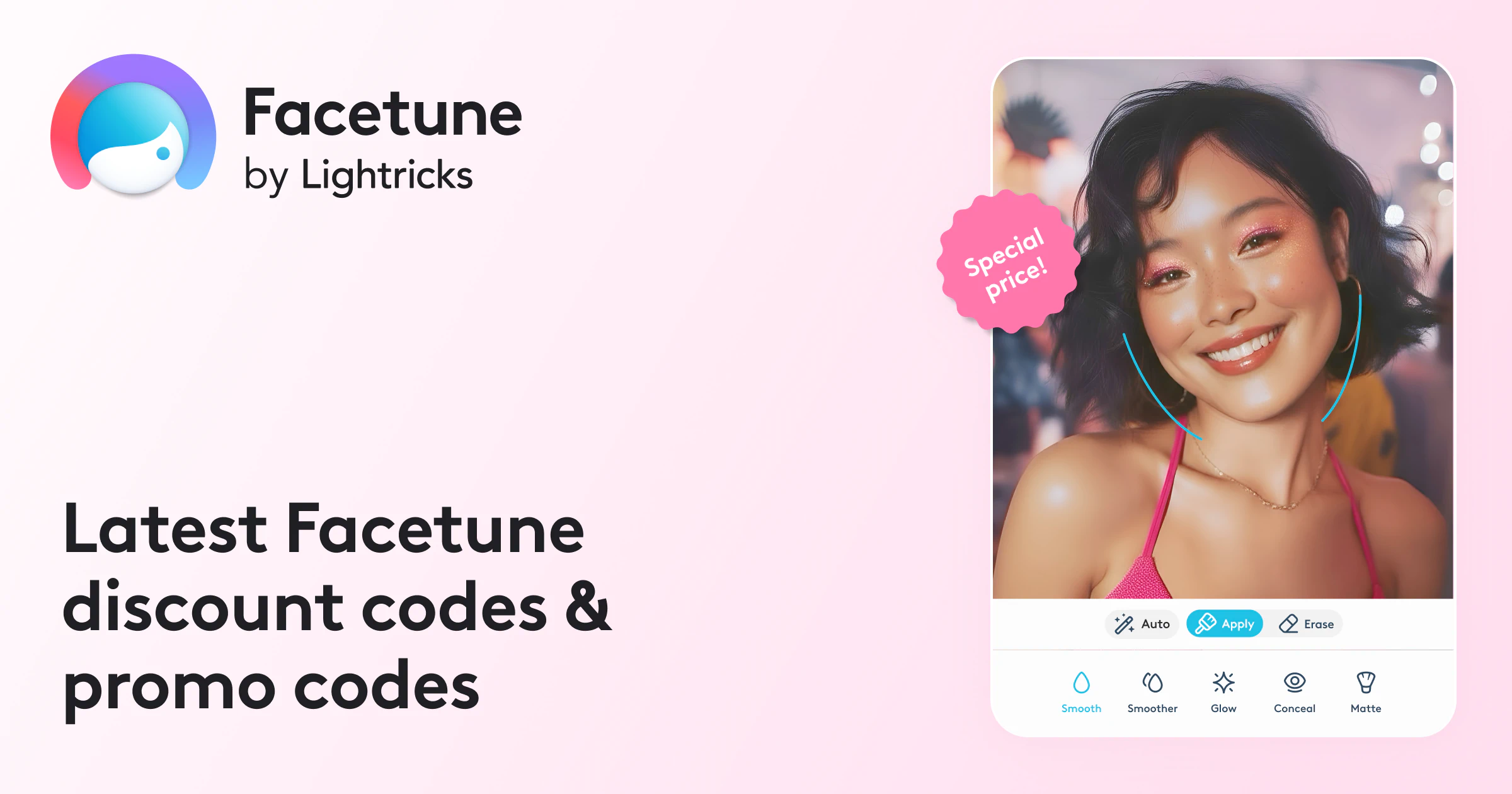 Facetune Promo Codes & Discounts (2025)