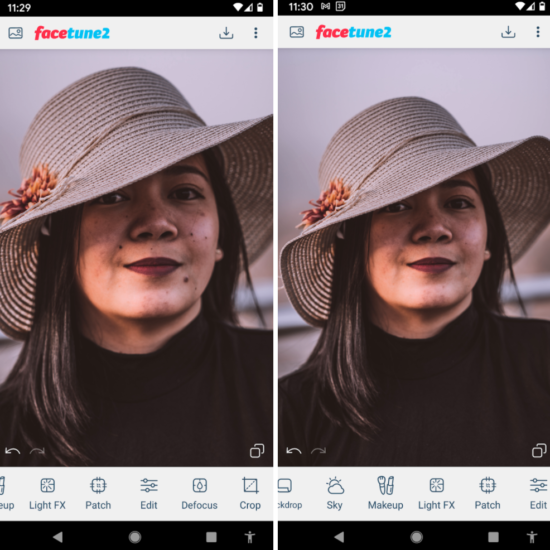 usar app para eliminar imperfecciones de la piel mujer