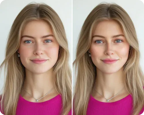 Photo editor to thin face