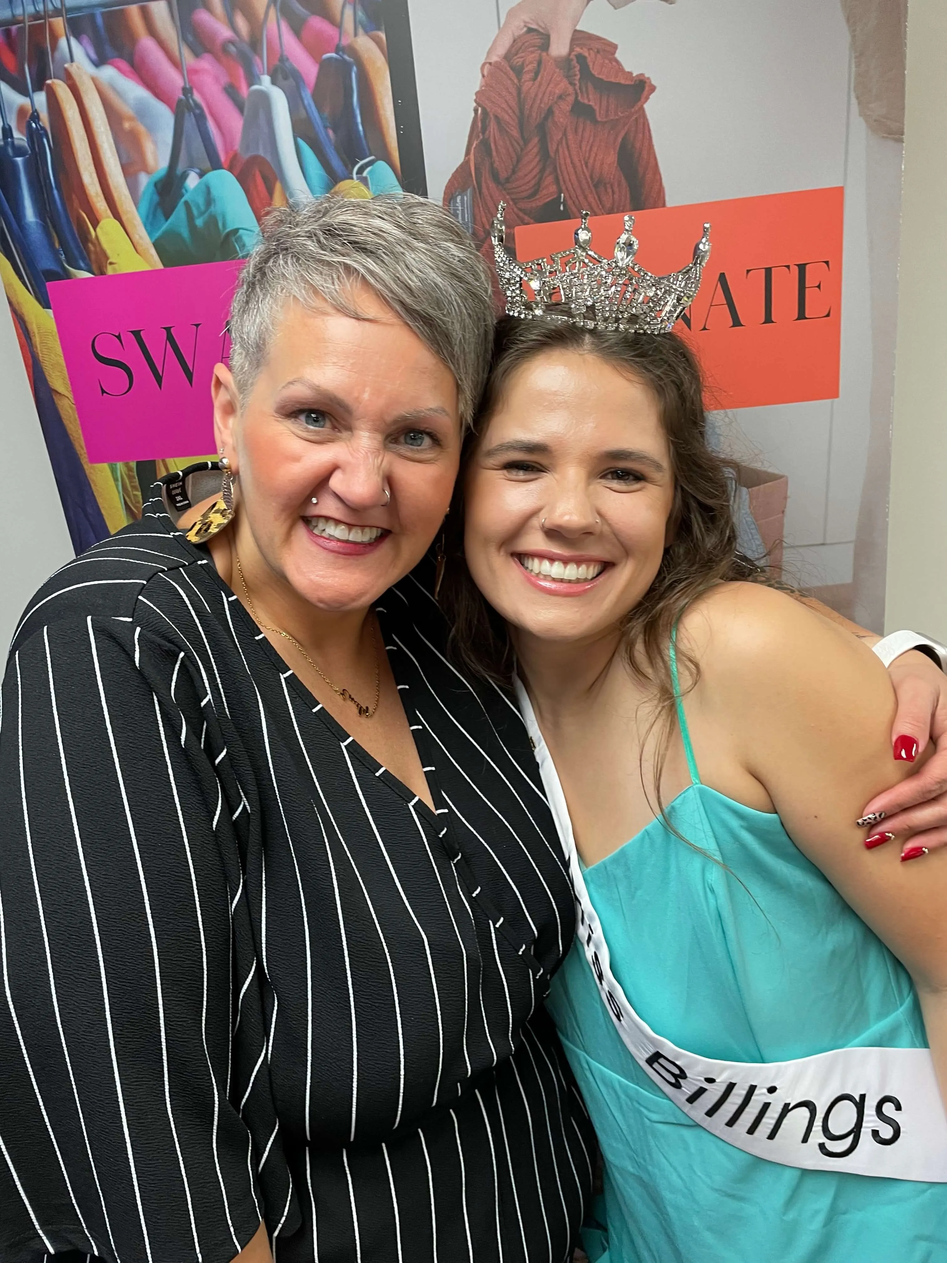 Emily Petroff with Miss Billings at Switch Society