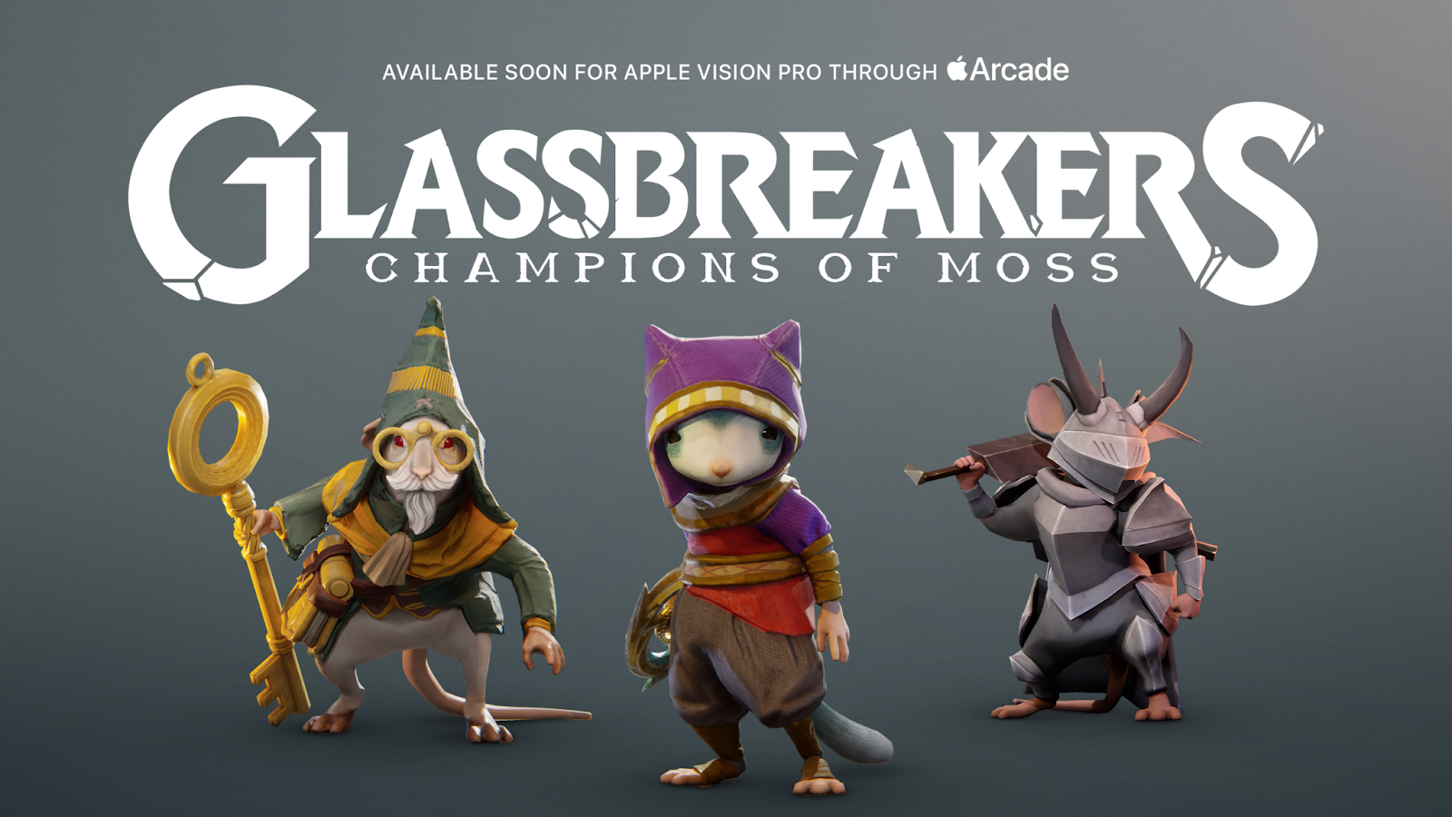 Glassbreakers Apple Vision Pro announcement graphic