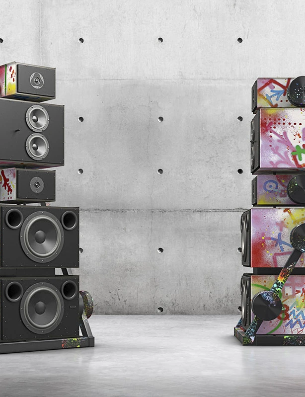 Goldmund Apologue Pinel et Pinel x Kongo loudspeakers