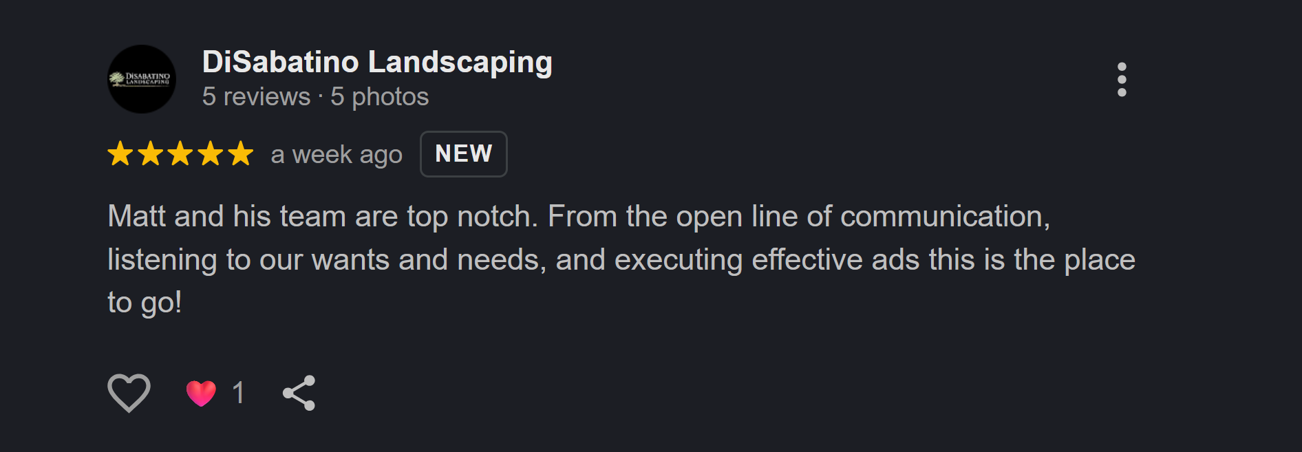 YardReach Outdoor Living Lead Generation Review From DiSabatino Landscaping