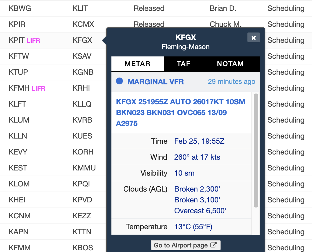 airport-weather-flights-list