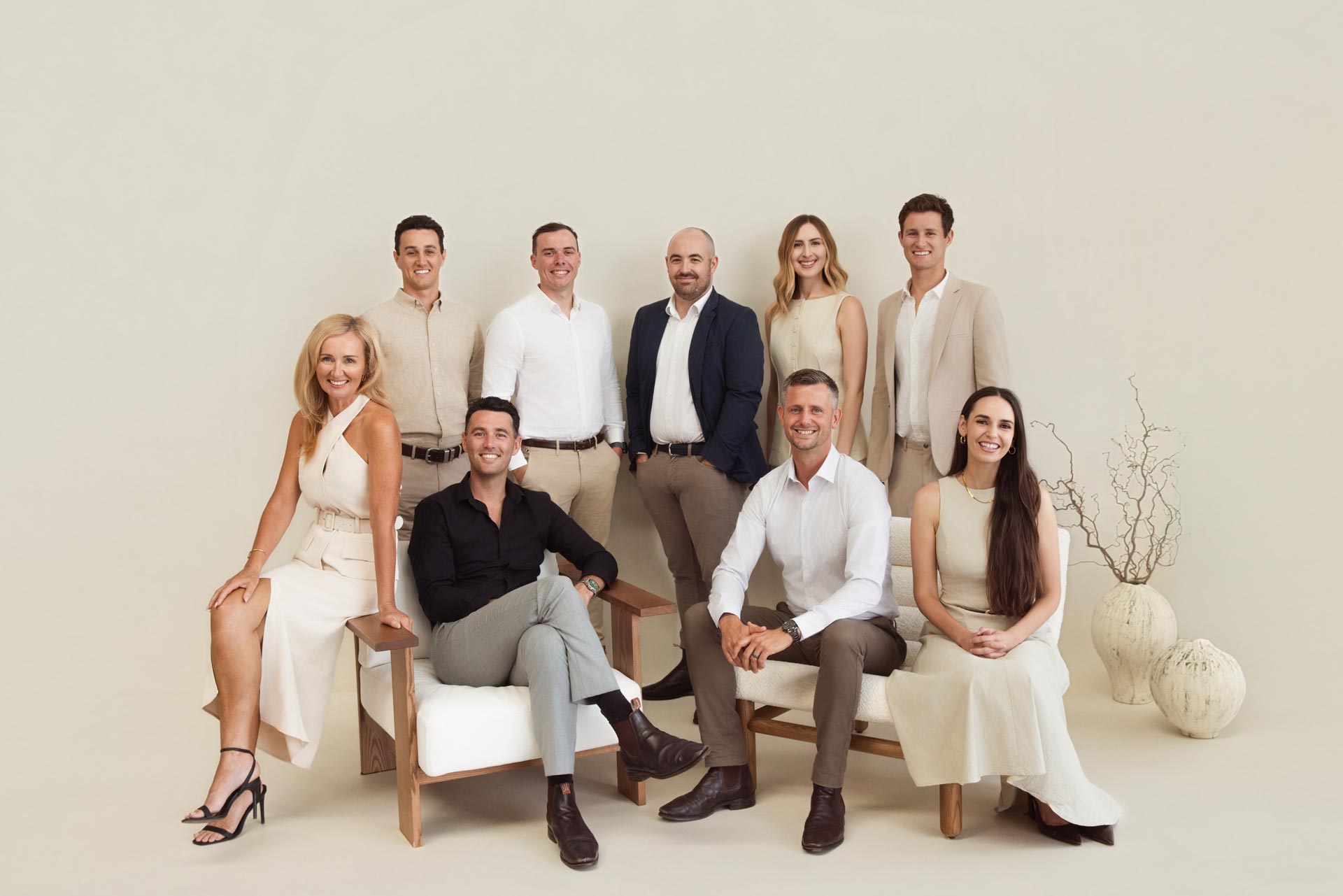 The team of property sales specialists at Noble Estate.