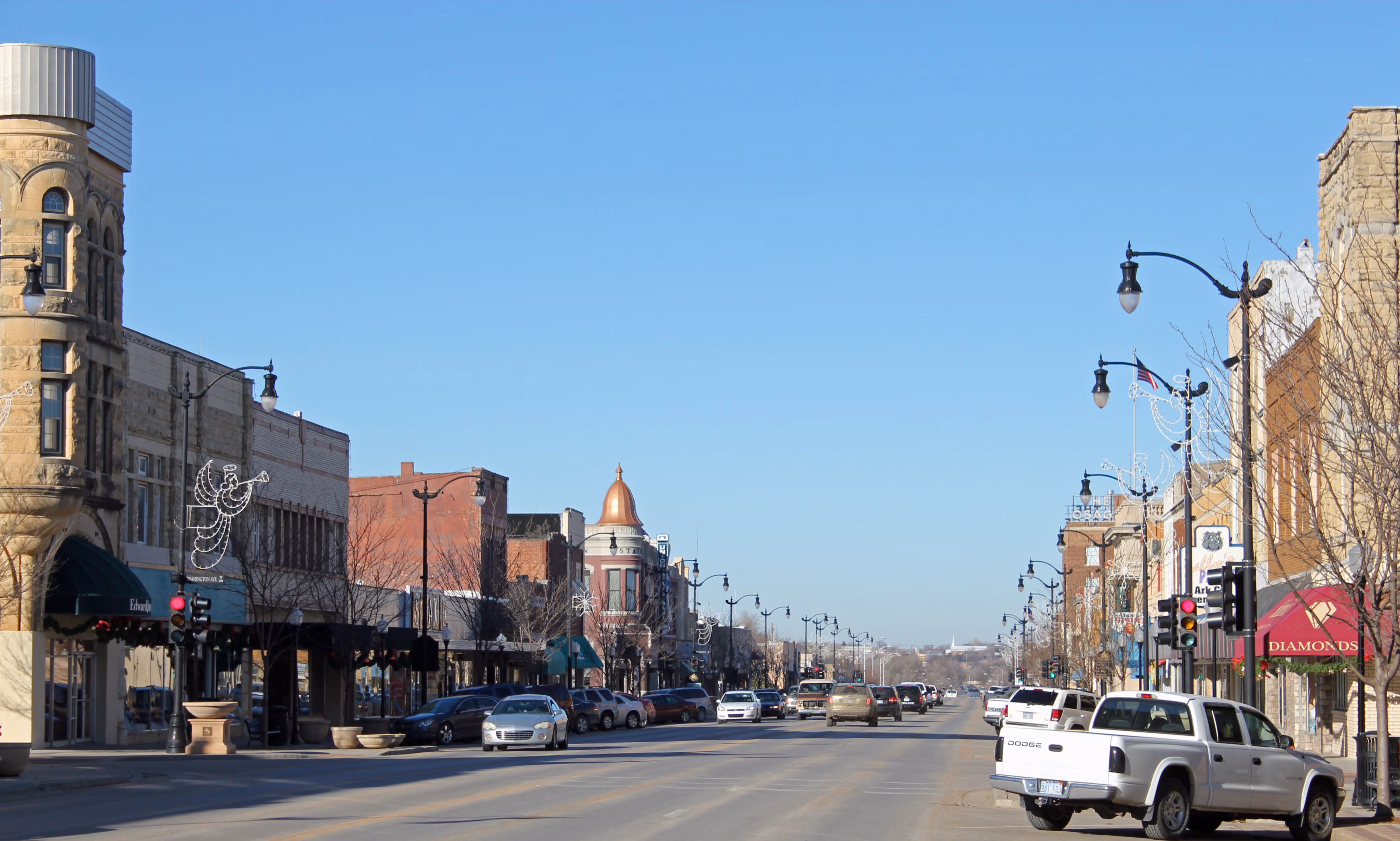 Arkansas downtown streetscape representing Boyd Bone Dry construction consulting coverage