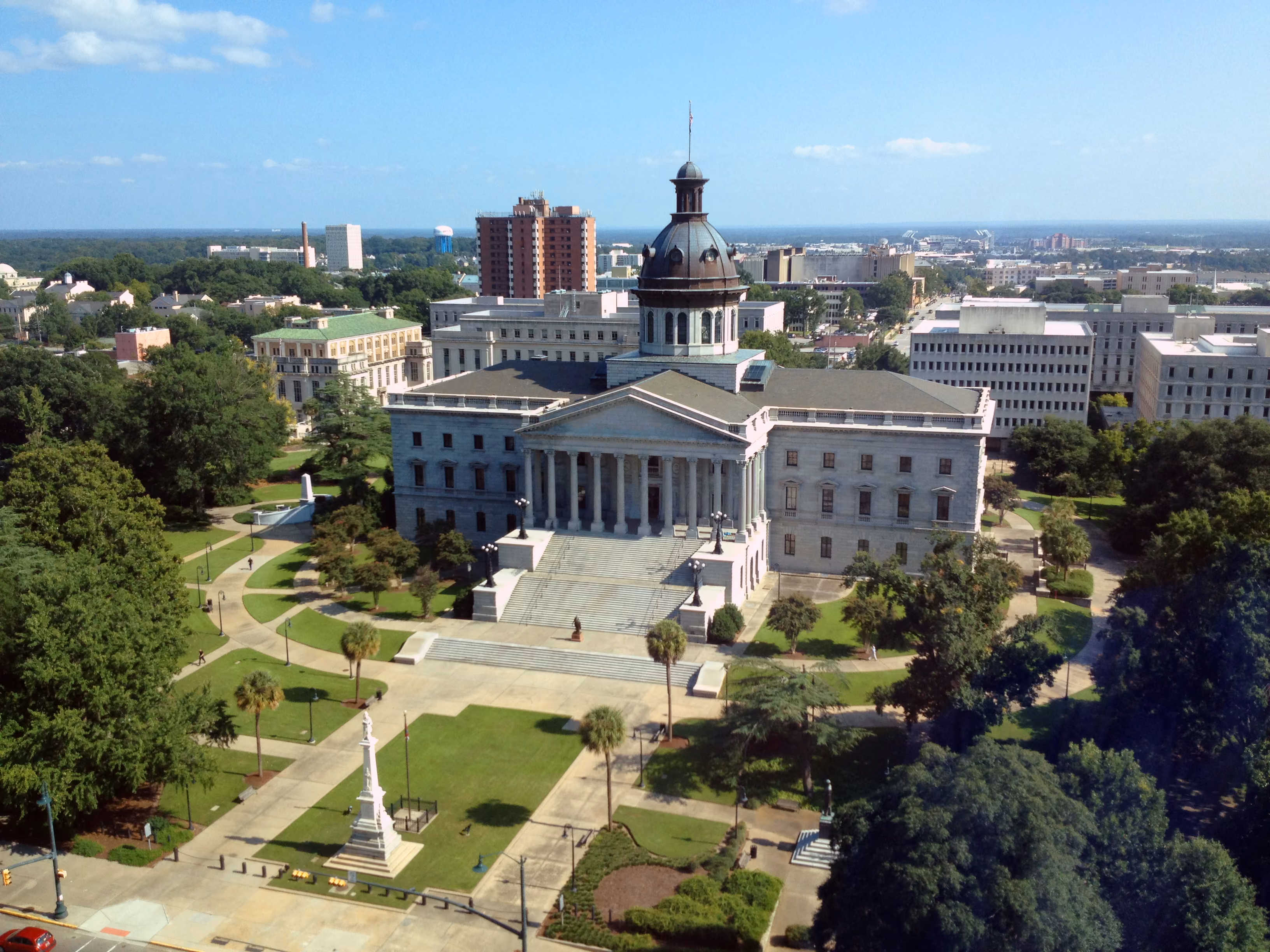 South Carolina capitol grounds representing Boyd Bone Dry construction consulting coverage
