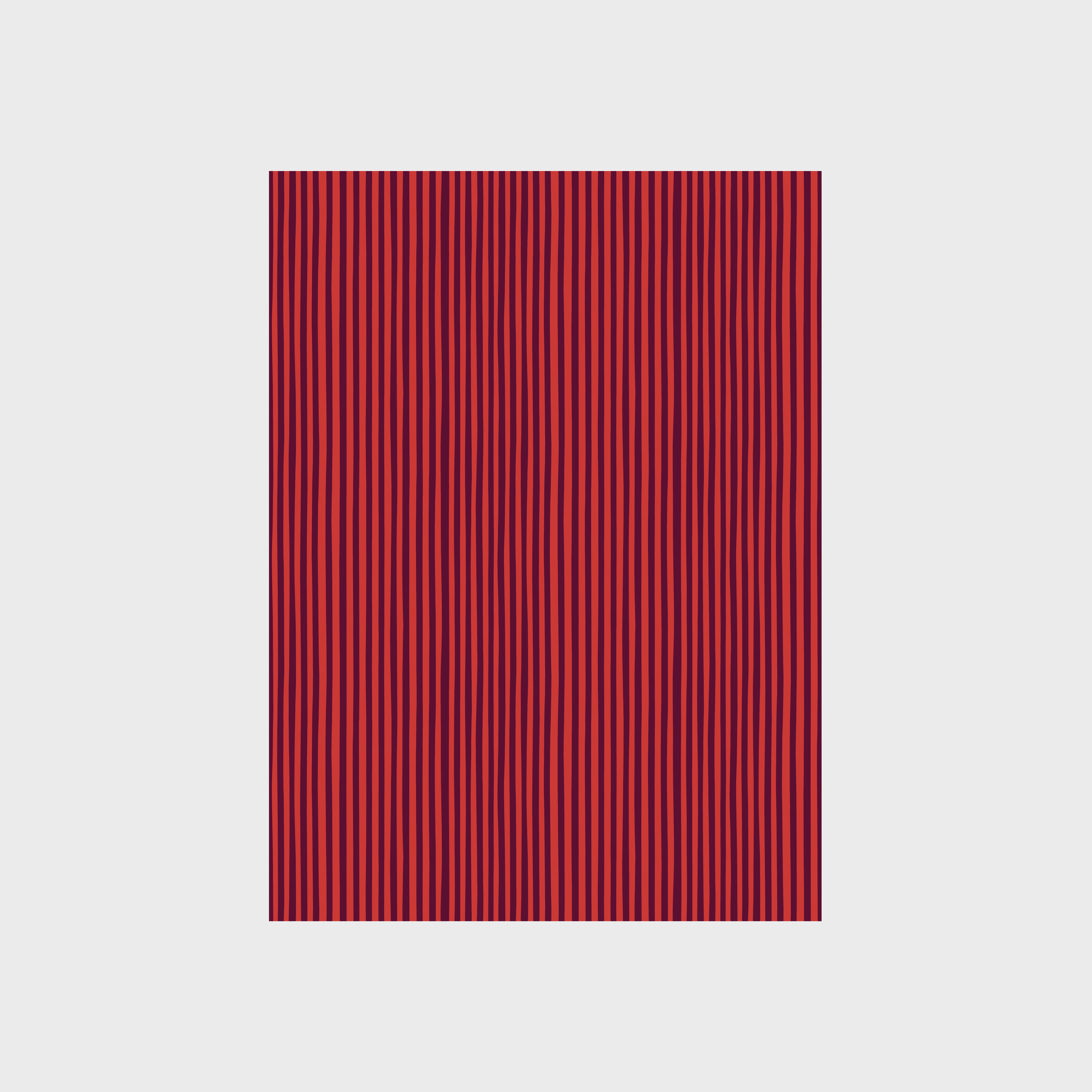 A square pillow with light blue and white stripes.