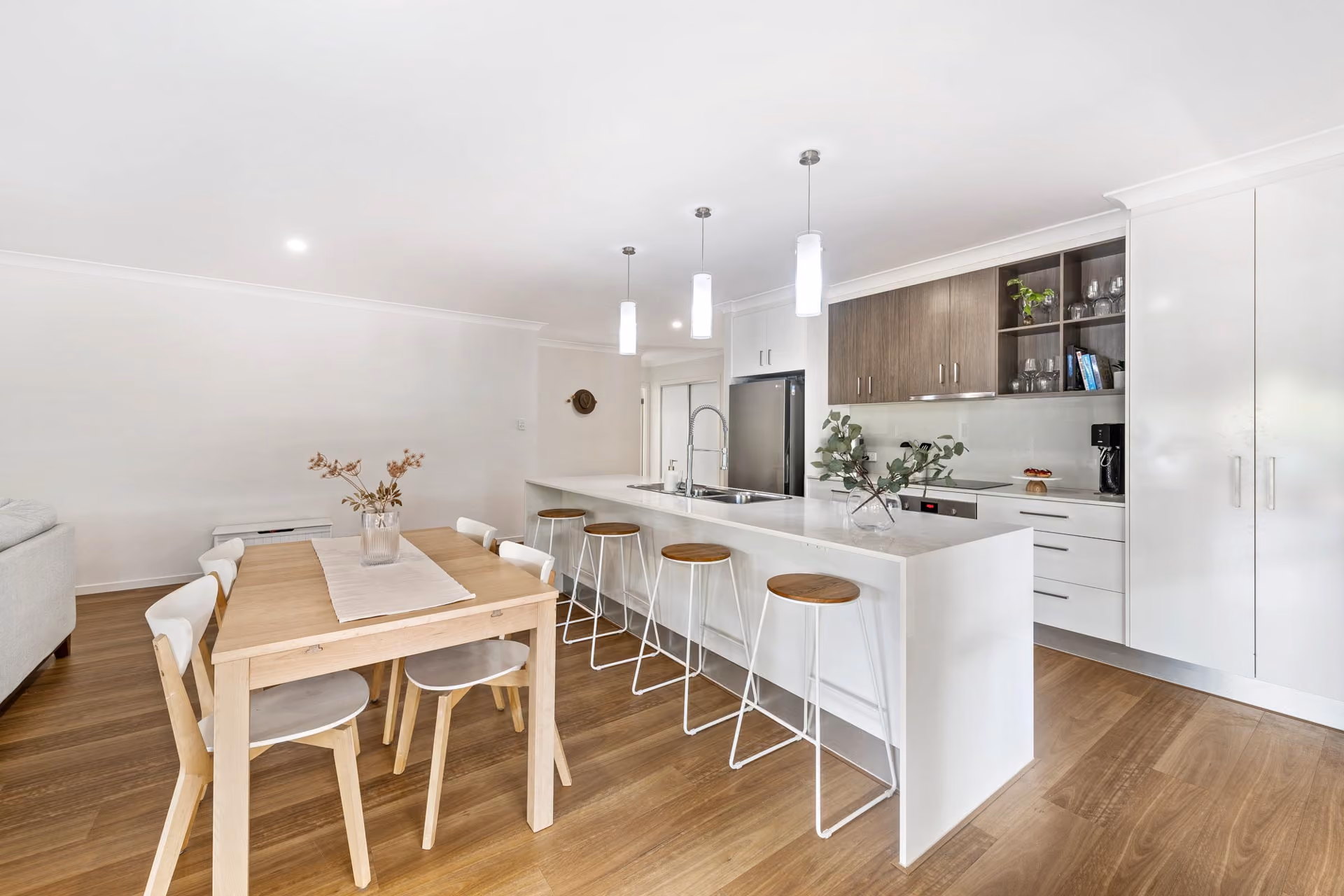 Set back from the street and nestled within the peaceful confines of a battle-axe block, this 4 bedroom, 2 bathroom residence epitomises the essence of quality and affordability. Immaculate and move-in ready, stepping into the idyllic Palmwoods lifestyle couldn’t be easier.