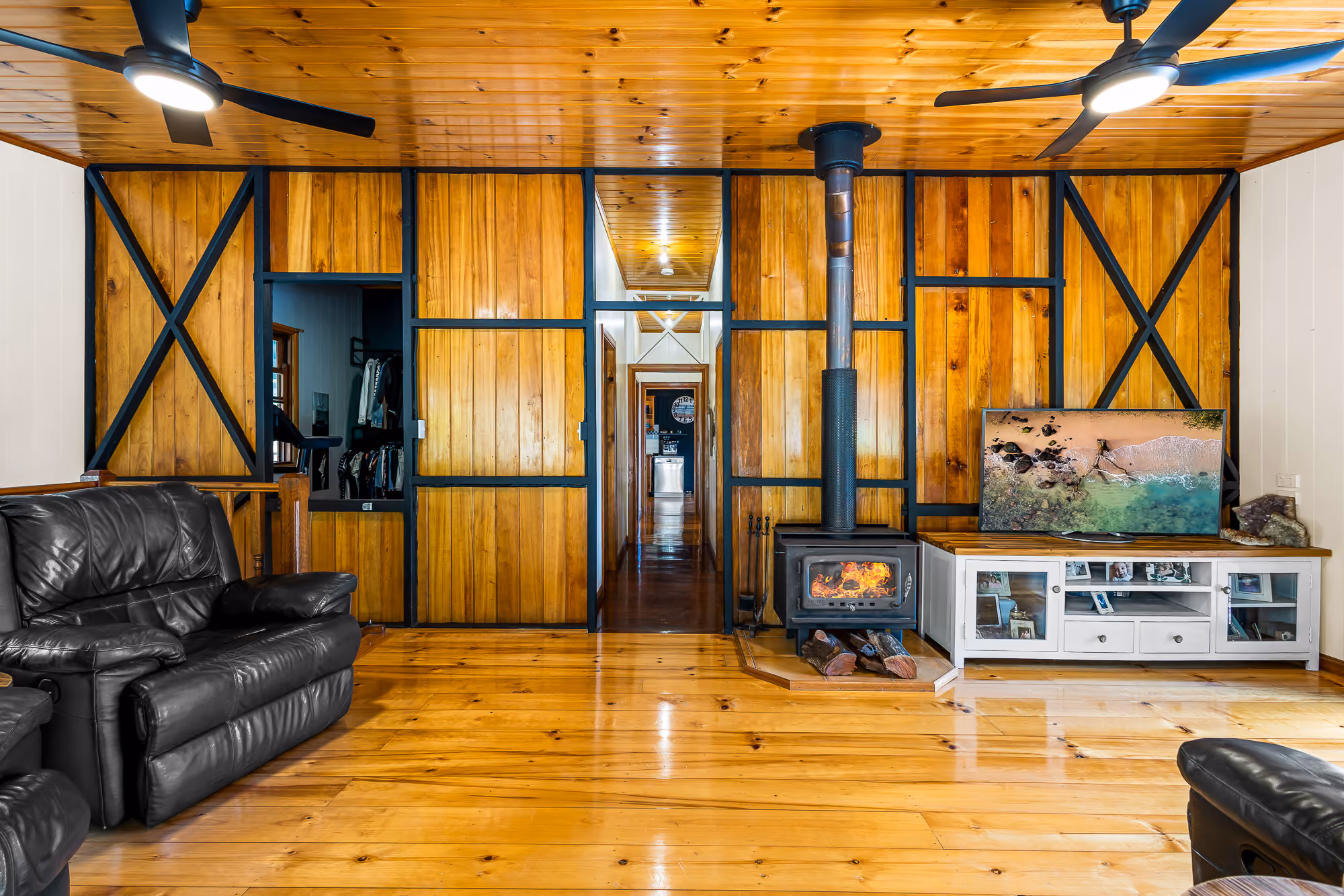 Introducing a breathtakingly renovated Queenslander on 11.4 acres in Chevallum. This property offers absolute privacy and stunning views, making it an ideal sanctuary for a self-sufficient lifestyle amidst nature's beauty.