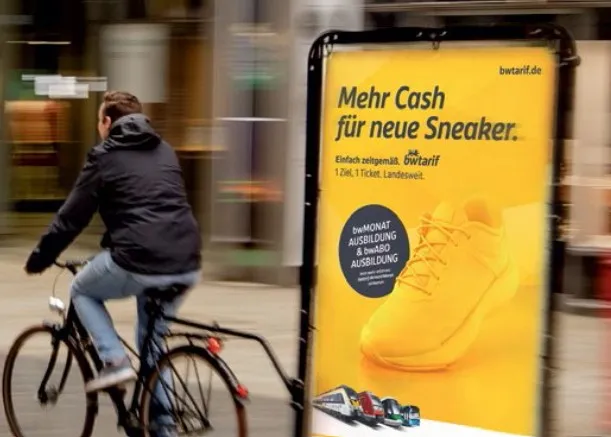 Plakat Bike – Produktbeispiel von POS Werbung