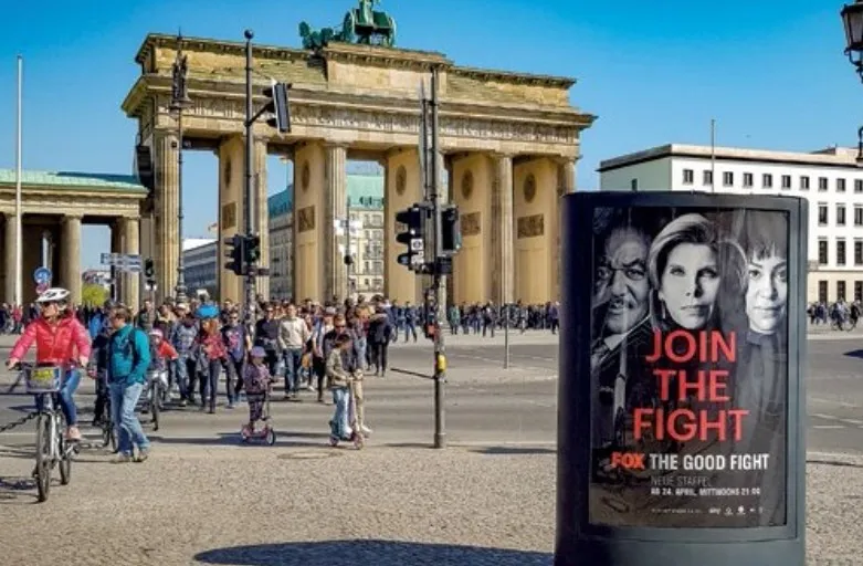 Mobiles Plakat – Produktbeispiel von POS Werbung