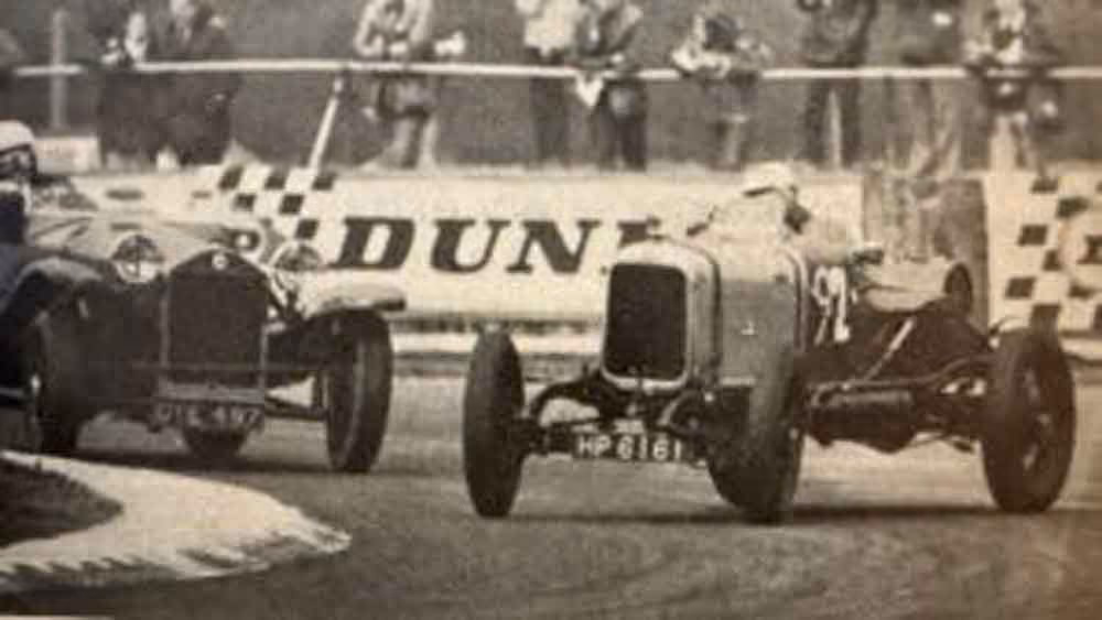 1978 Alvis No 1 sliding through the corners at Silverstone