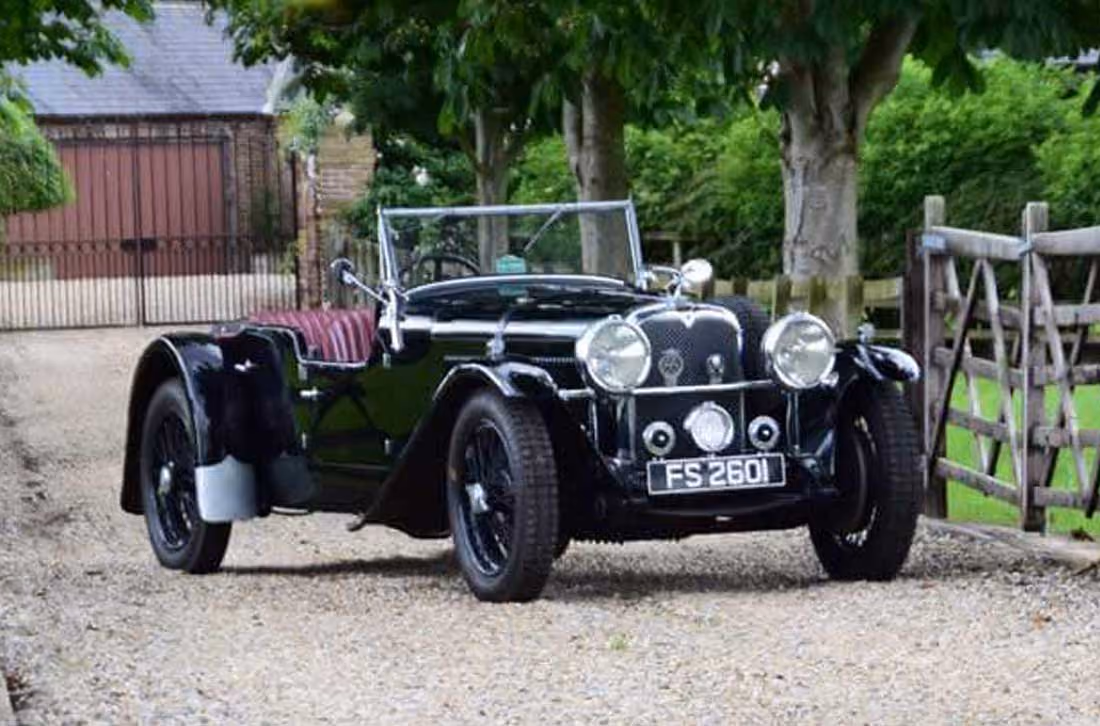 Alvis Speed 20 SA flat radiator