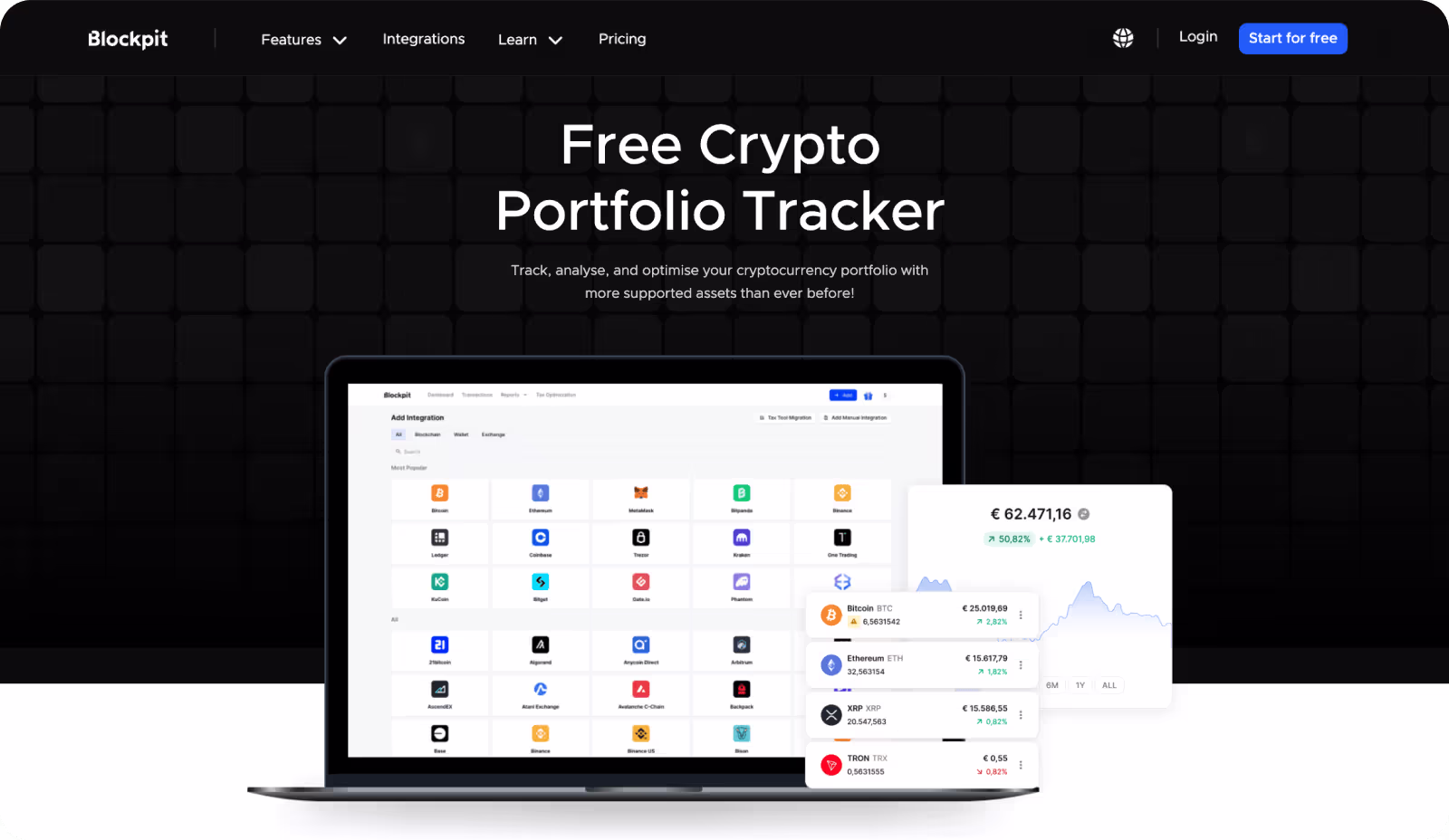Blockpit Krypto Portfoliotracker