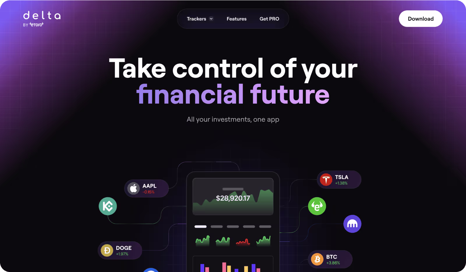 Delta Krypto Portfoliotracker
