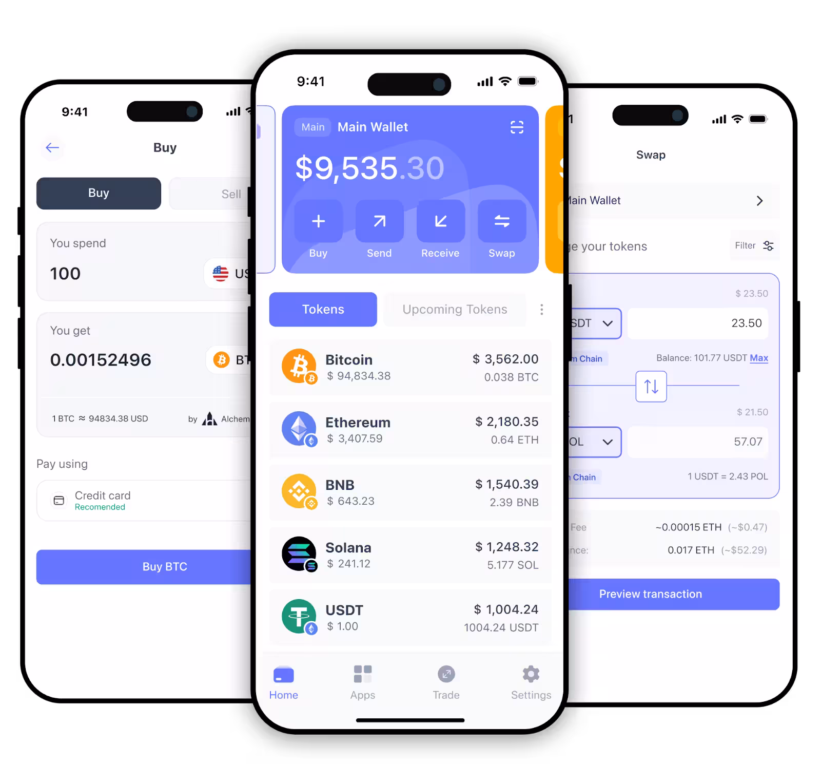 Best Wallet app interface