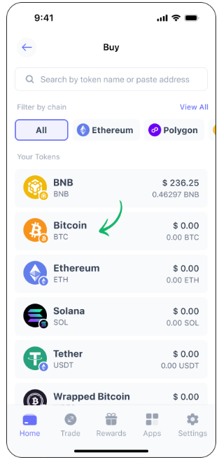 Buy $BTC Best Wallet