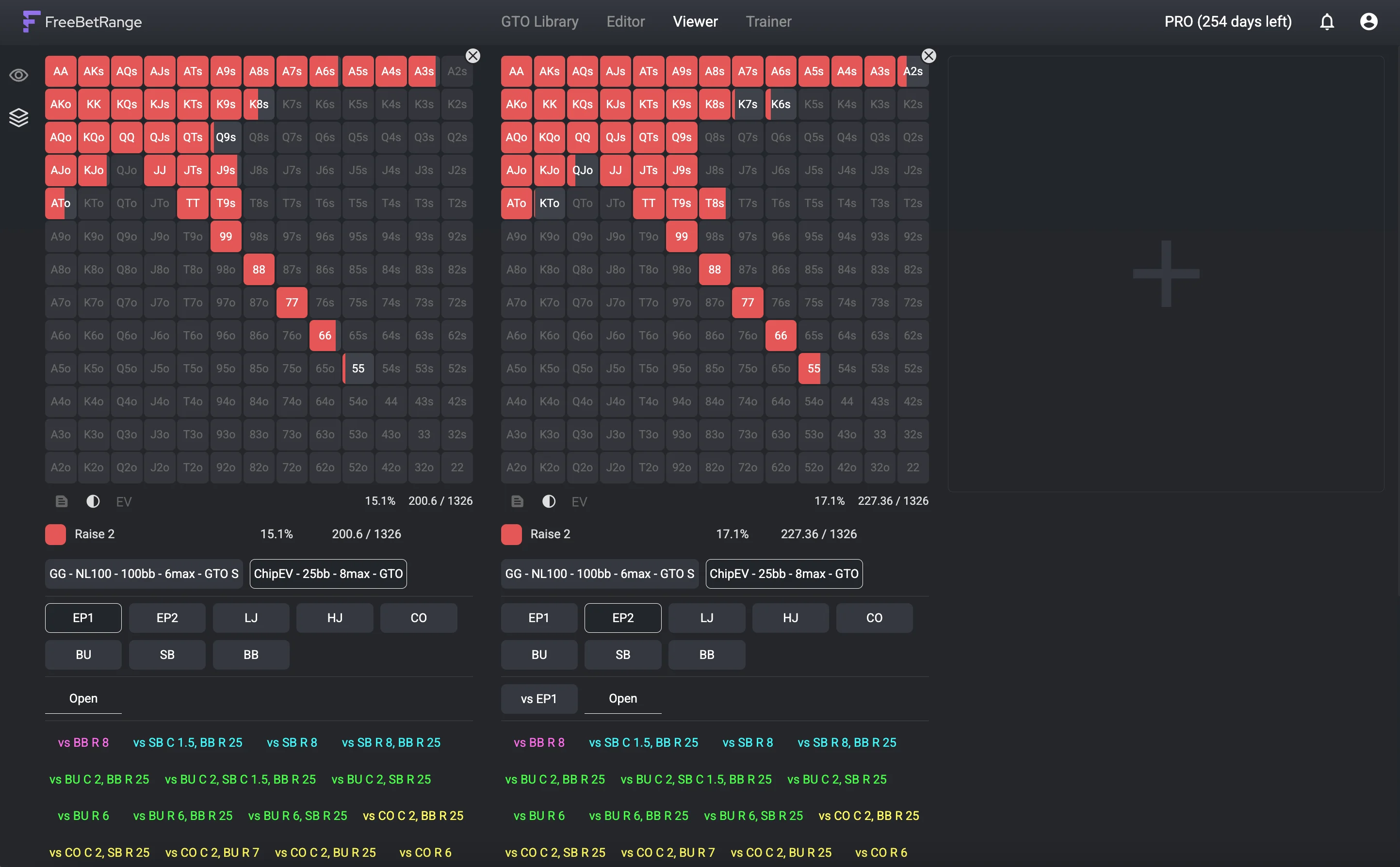 Multi-Range Viewer: Compare preflop ranges visually