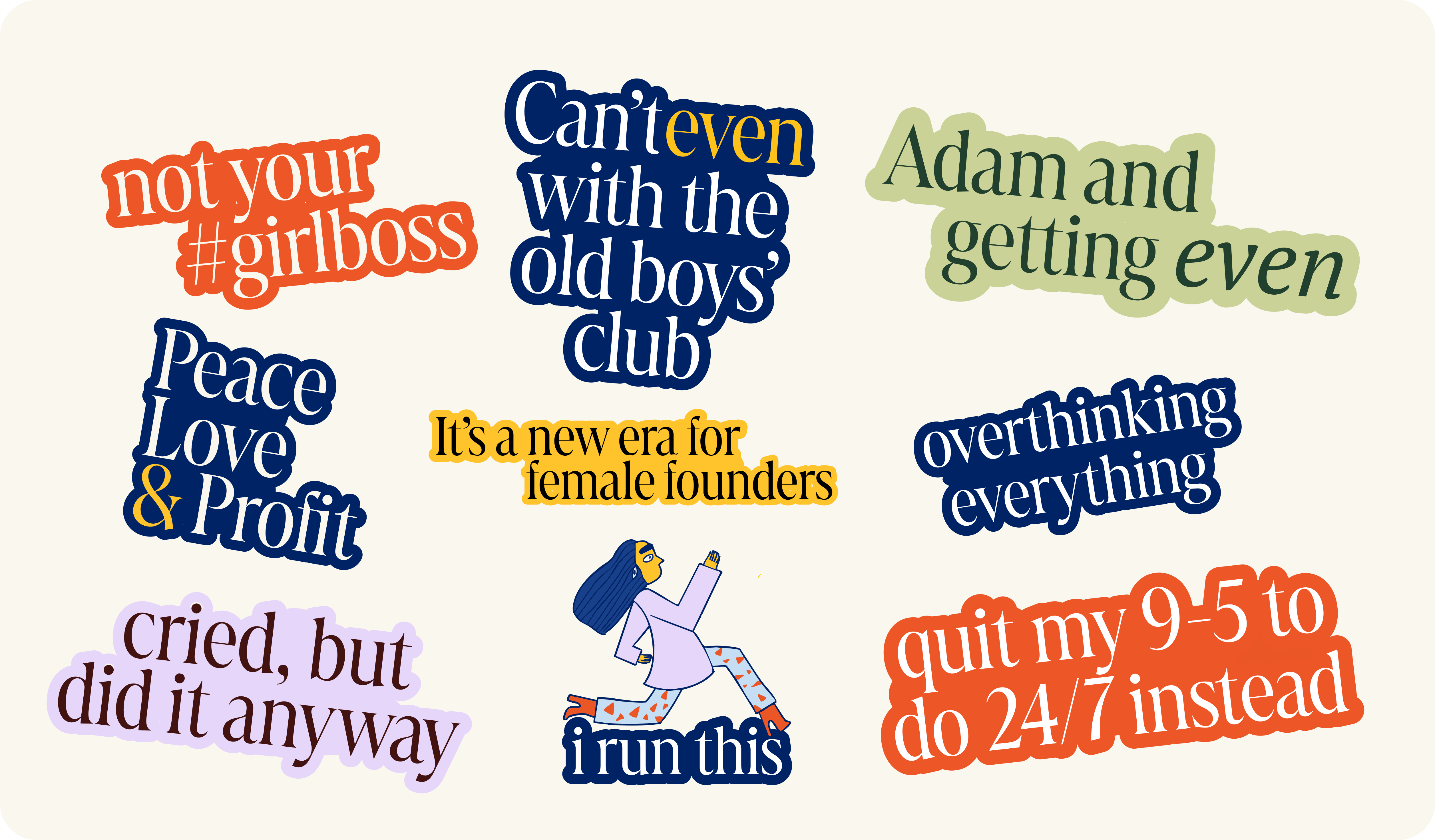 Even Founders Laptop Stickers