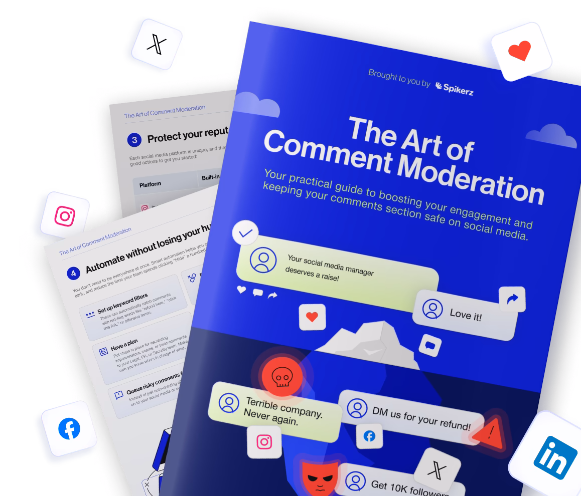 Comment Moderation Guide Brochure