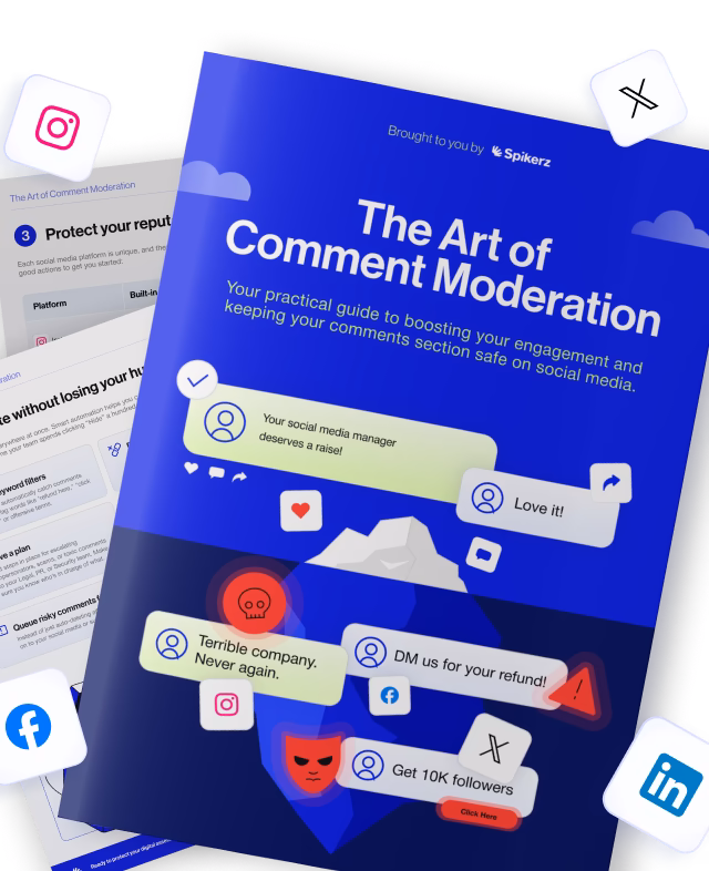 Comment Moderation Guide Brochure