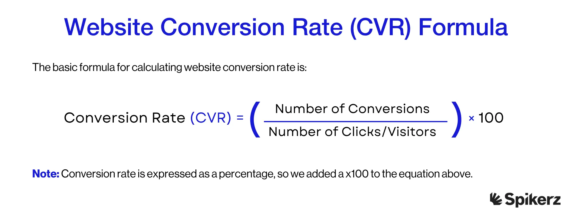 Website Conversion Rate Formula