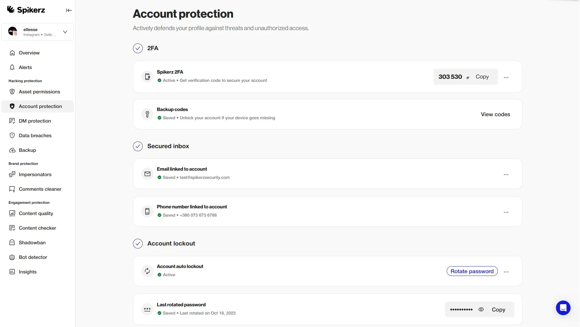 Account Takeover Prevention with Spikerz