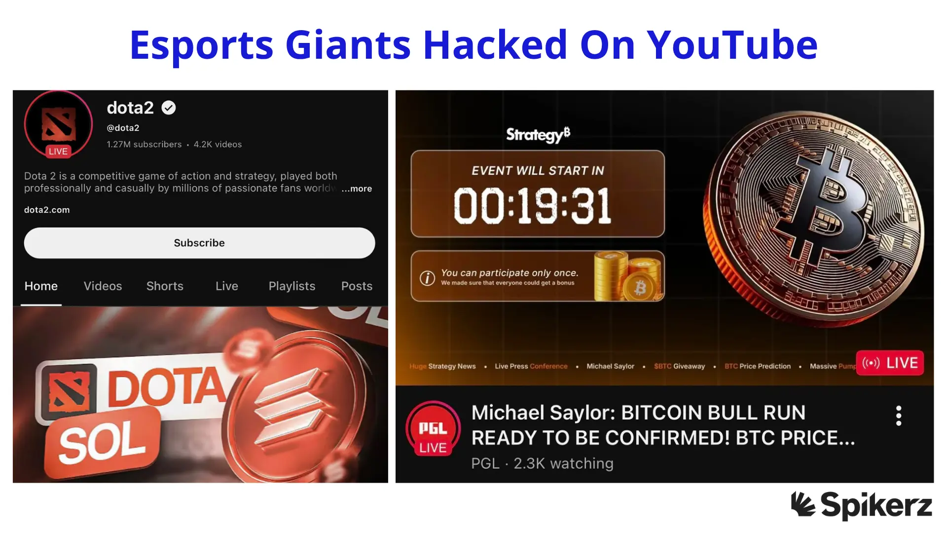 5 Esports Giants Hacked On YouTube