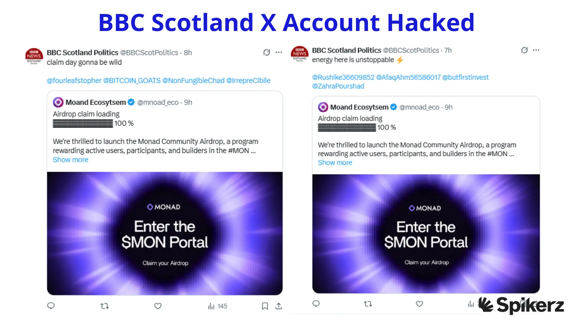 BBC Scotland X Account Hacked